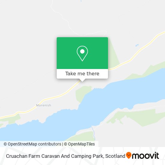 Cruachan Farm Caravan And Camping Park map