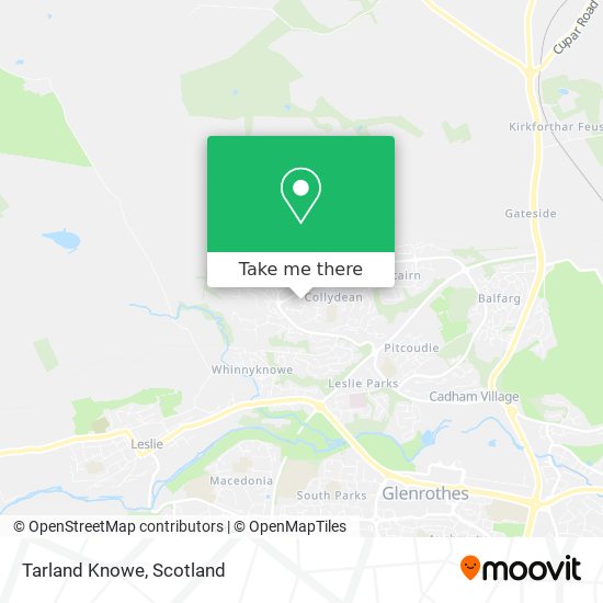 Tarland Knowe map