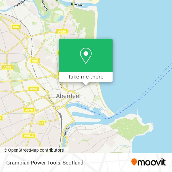 Grampian Power Tools map