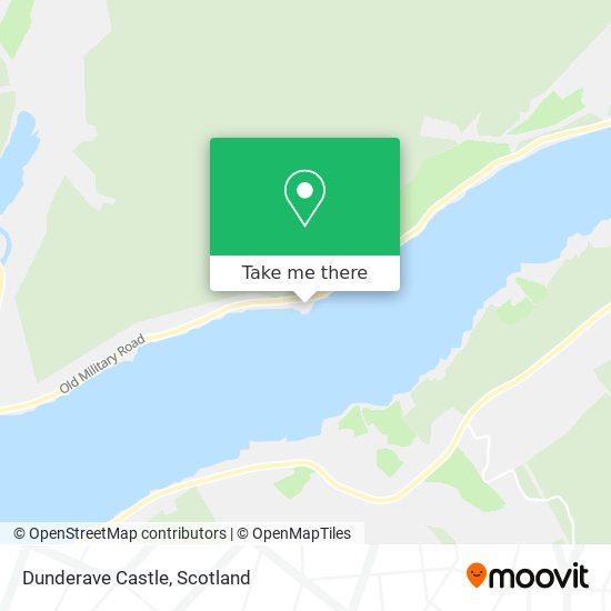 Dunderave Castle map
