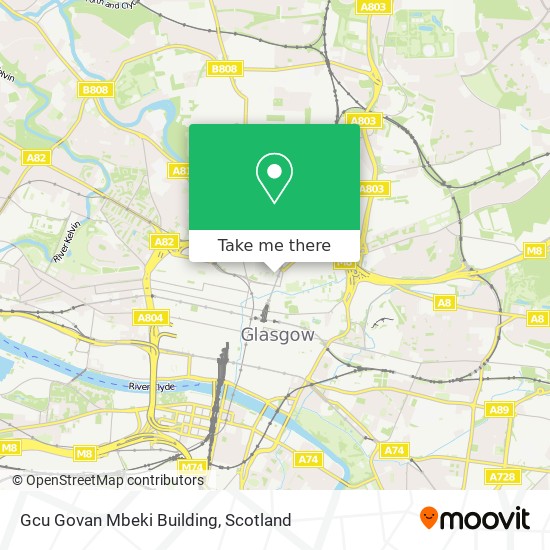 Gcu Govan Mbeki Building map