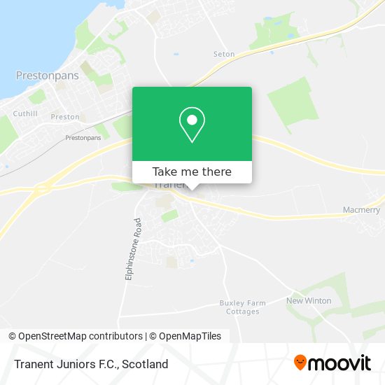 Tranent Juniors F.C. map