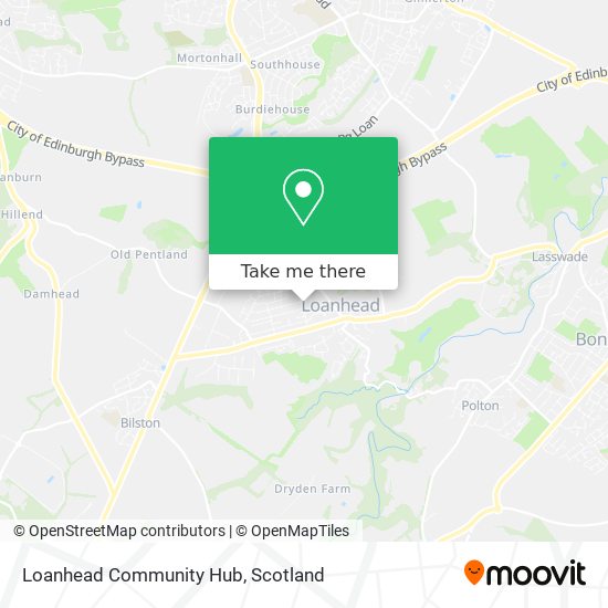 Loanhead Community Hub map