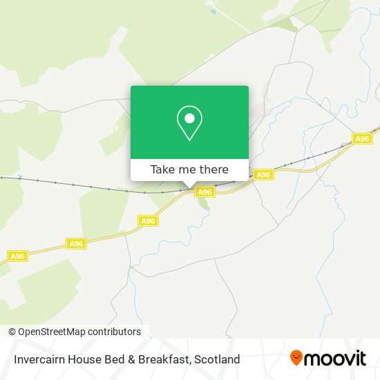 Invercairn House Bed & Breakfast map