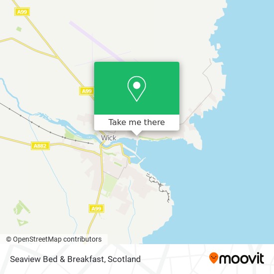 Seaview Bed & Breakfast map