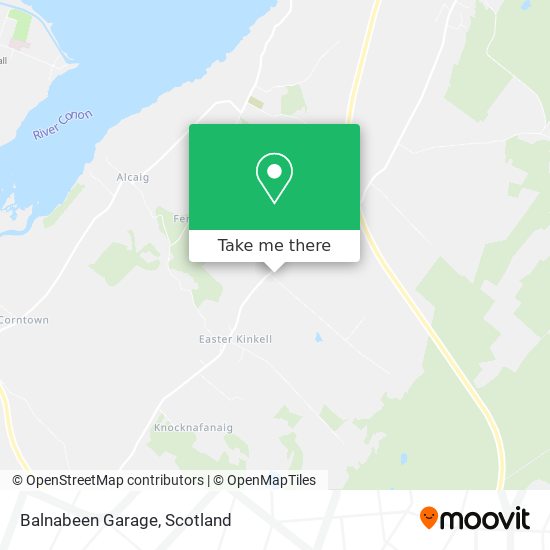 Balnabeen Garage map