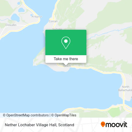 Nether Lochaber Village Hall map