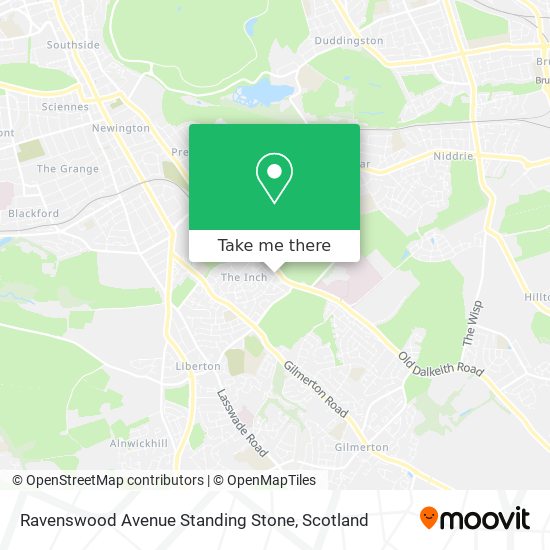 Ravenswood Avenue Standing Stone map