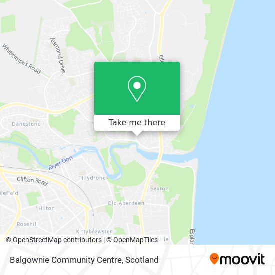 Balgownie Community Centre map