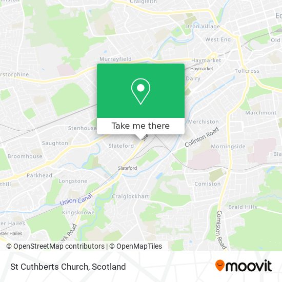 St Cuthberts Church map
