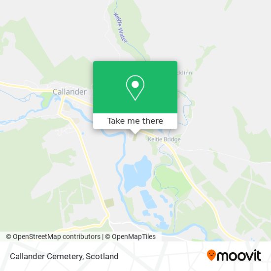 Callander Cemetery map