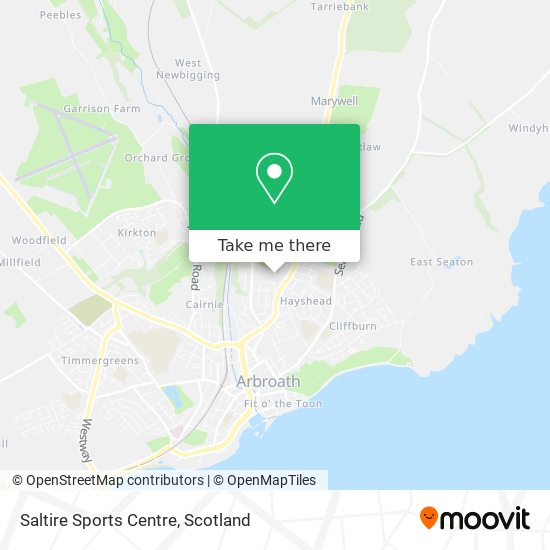 Saltire Sports Centre map
