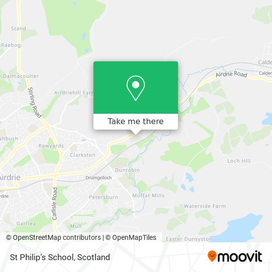 St Philip's School map