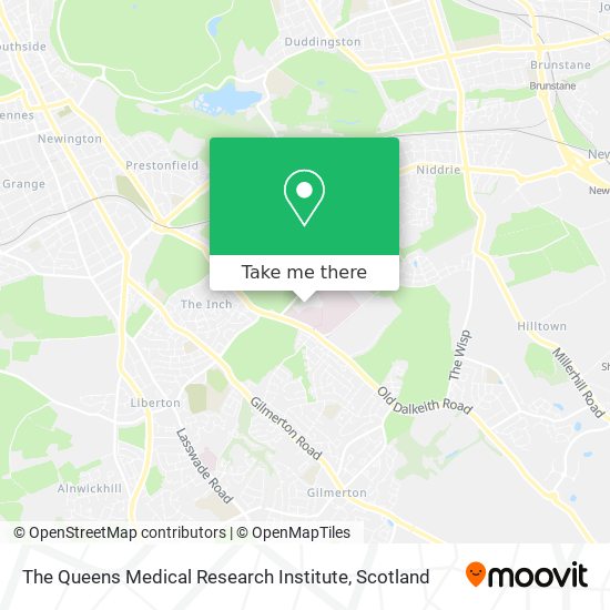 The Queens Medical Research Institute map