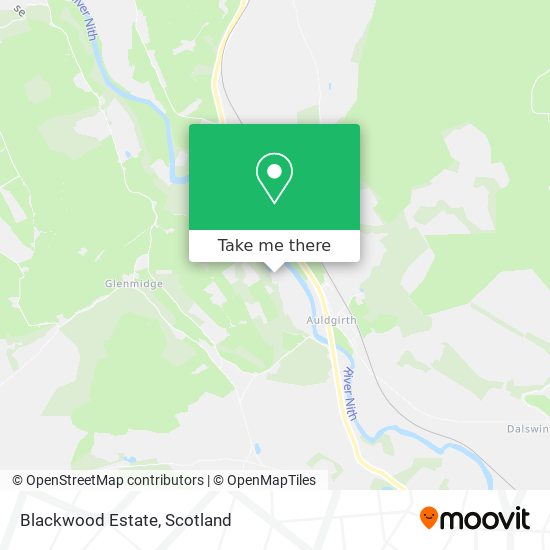 Blackwood Estate map