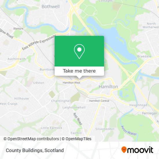 County Buildings map