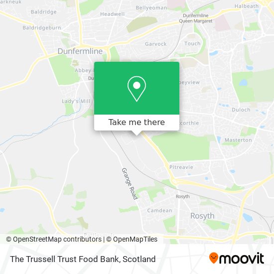 The Trussell Trust Food Bank map