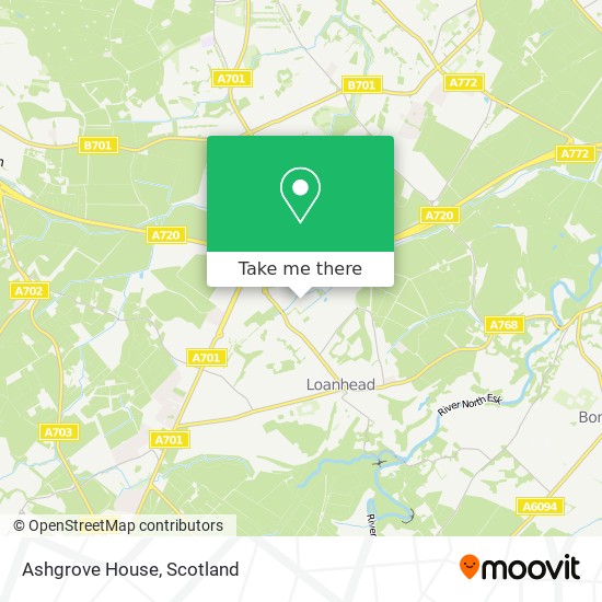 Ashgrove House map