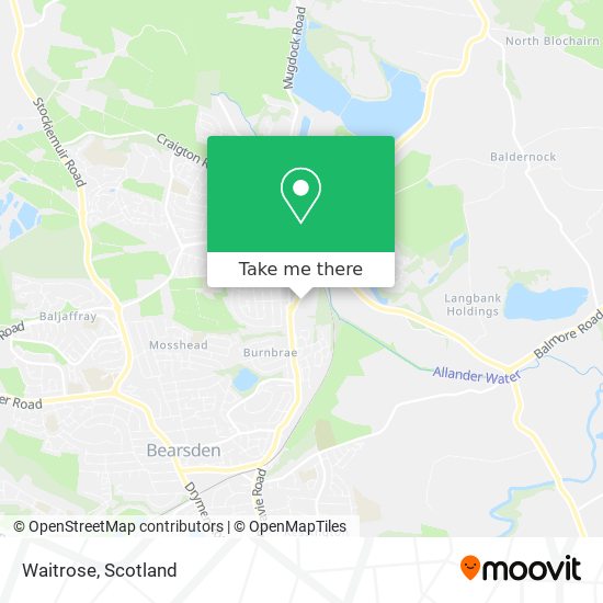 Waitrose map