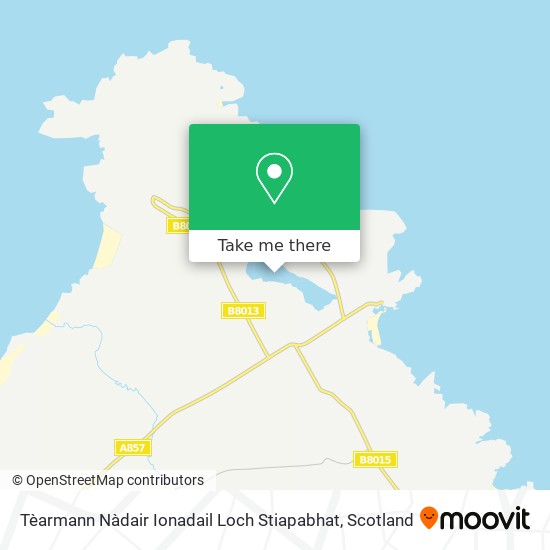 Tèarmann Nàdair Ionadail Loch Stiapabhat map