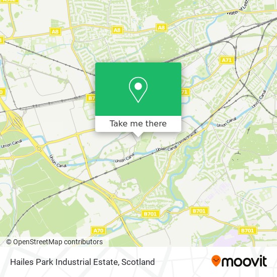 Hailes Park Industrial Estate map