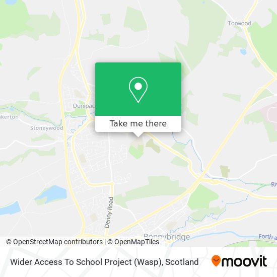 Wider Access To School Project (Wasp) map