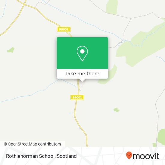 Rothienorman School map