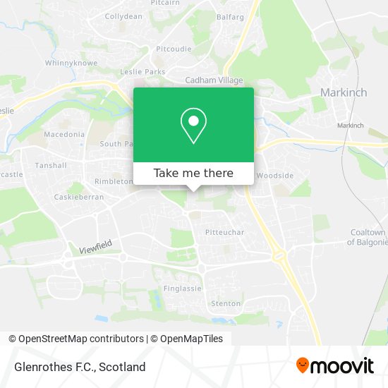 Glenrothes F.C. map