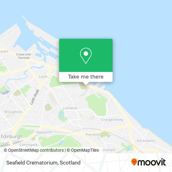 Seafield Crematorium map