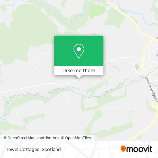 Tewel Cottages map