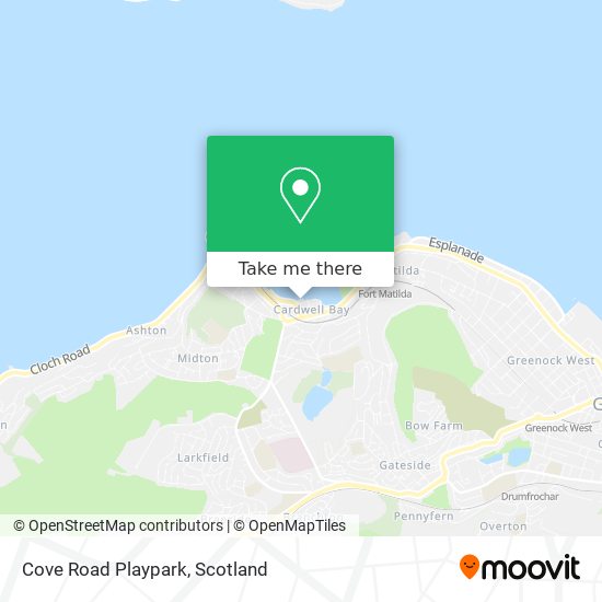 Cove Road Playpark map