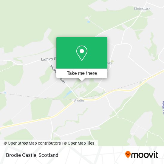 How to get to Brodie Castle in Moray by Bus or Train