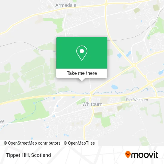 Tippet Hill map
