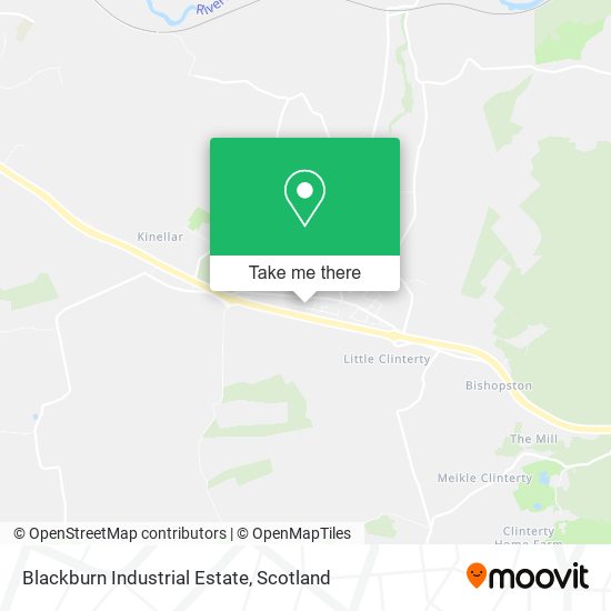 Blackburn Industrial Estate map