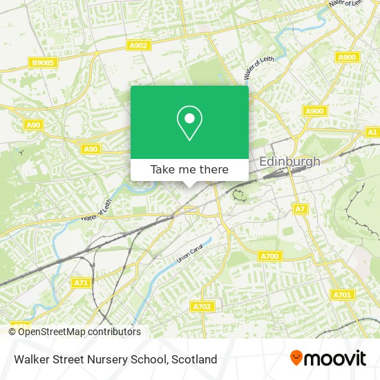 Walker Street Nursery School map