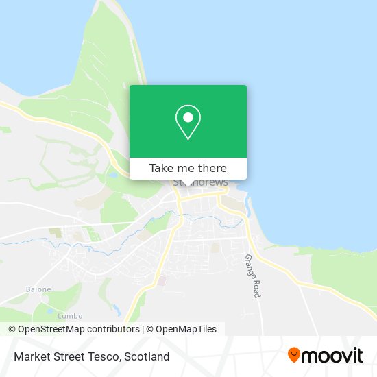 Market Street Tesco map