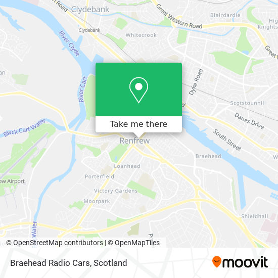 Braehead Radio Cars map