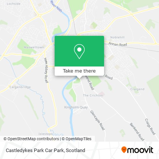 Castledykes Park Car Park map