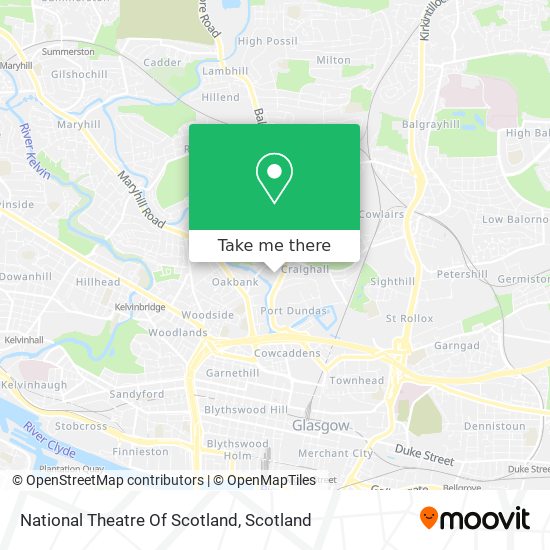 National Theatre Of Scotland map