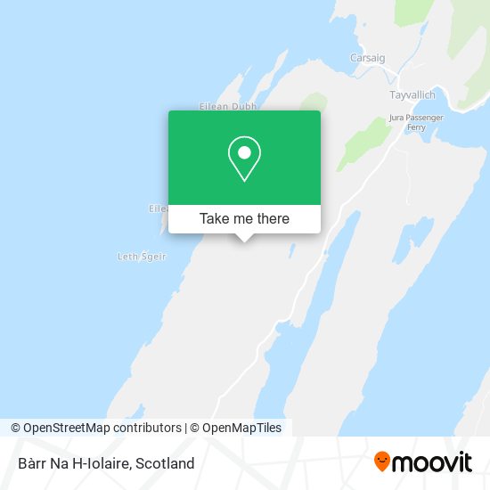 Bàrr Na H-Iolaire map