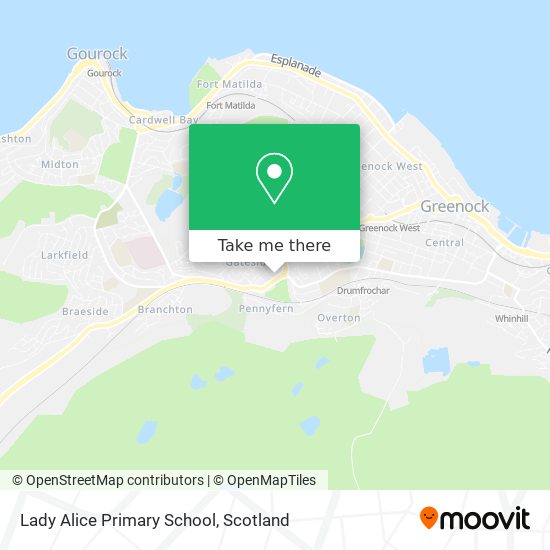 Lady Alice Primary School map