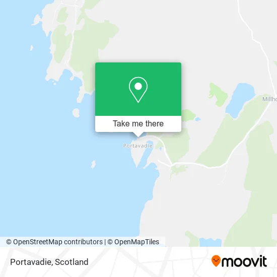 Portavadie map