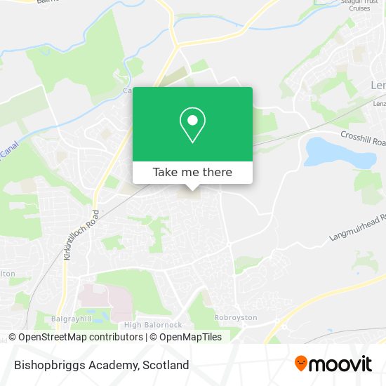 Bishopbriggs Academy map