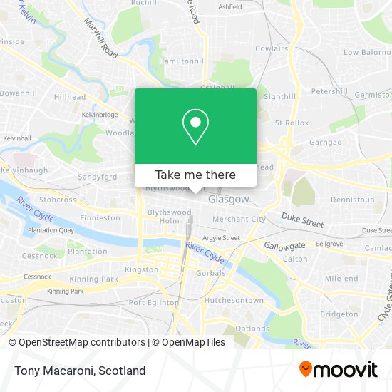 Tony Macaroni map
