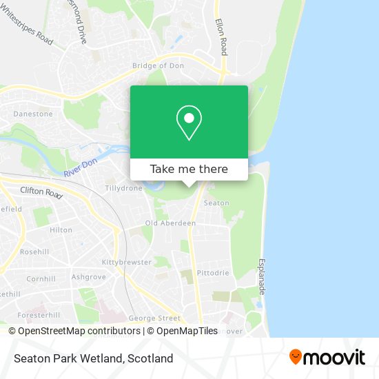 Seaton Park Wetland map