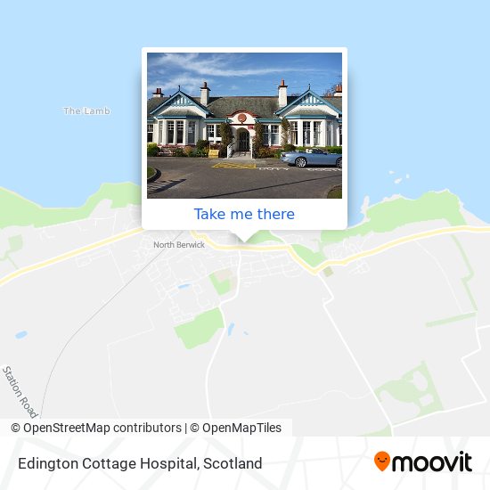 Edington Cottage Hospital map