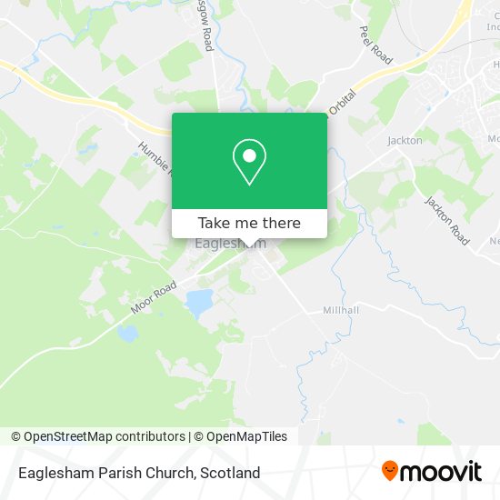 Eaglesham Parish Church map