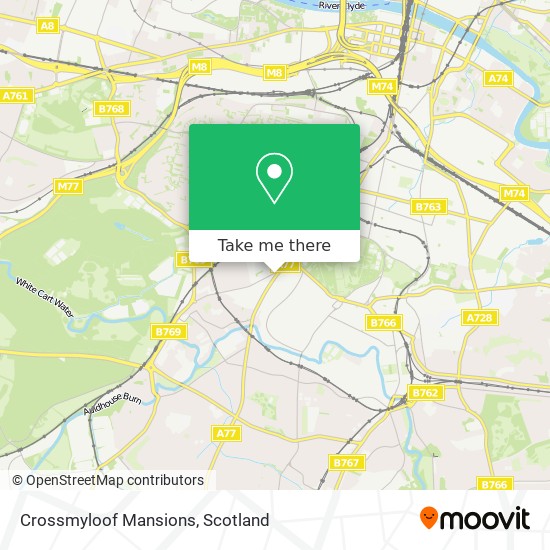 Crossmyloof Mansions map
