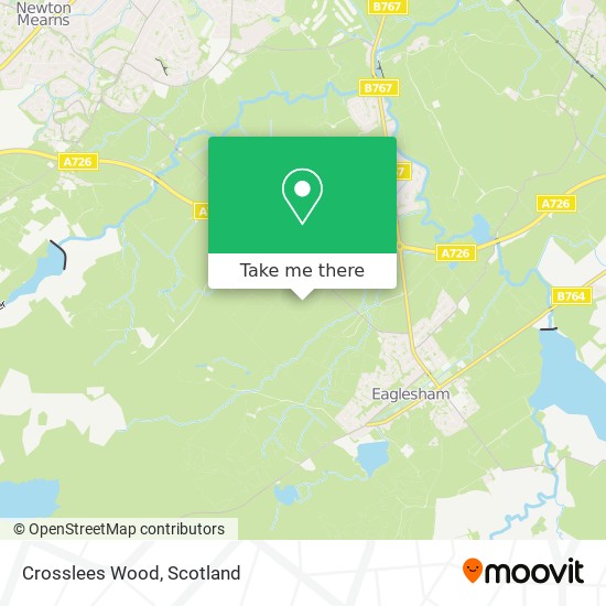 Crosslees Wood map