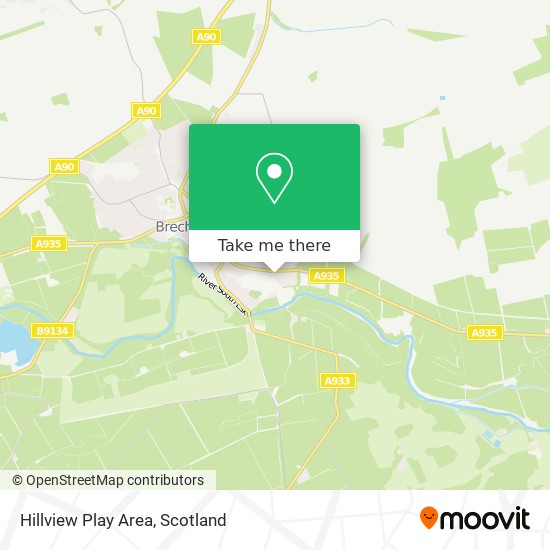 Hillview Play Area map